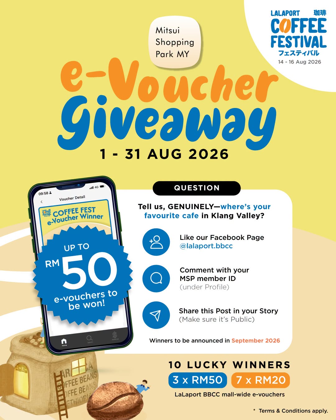 LaLaport Coffee Festival 2026 e-Voucher Contest