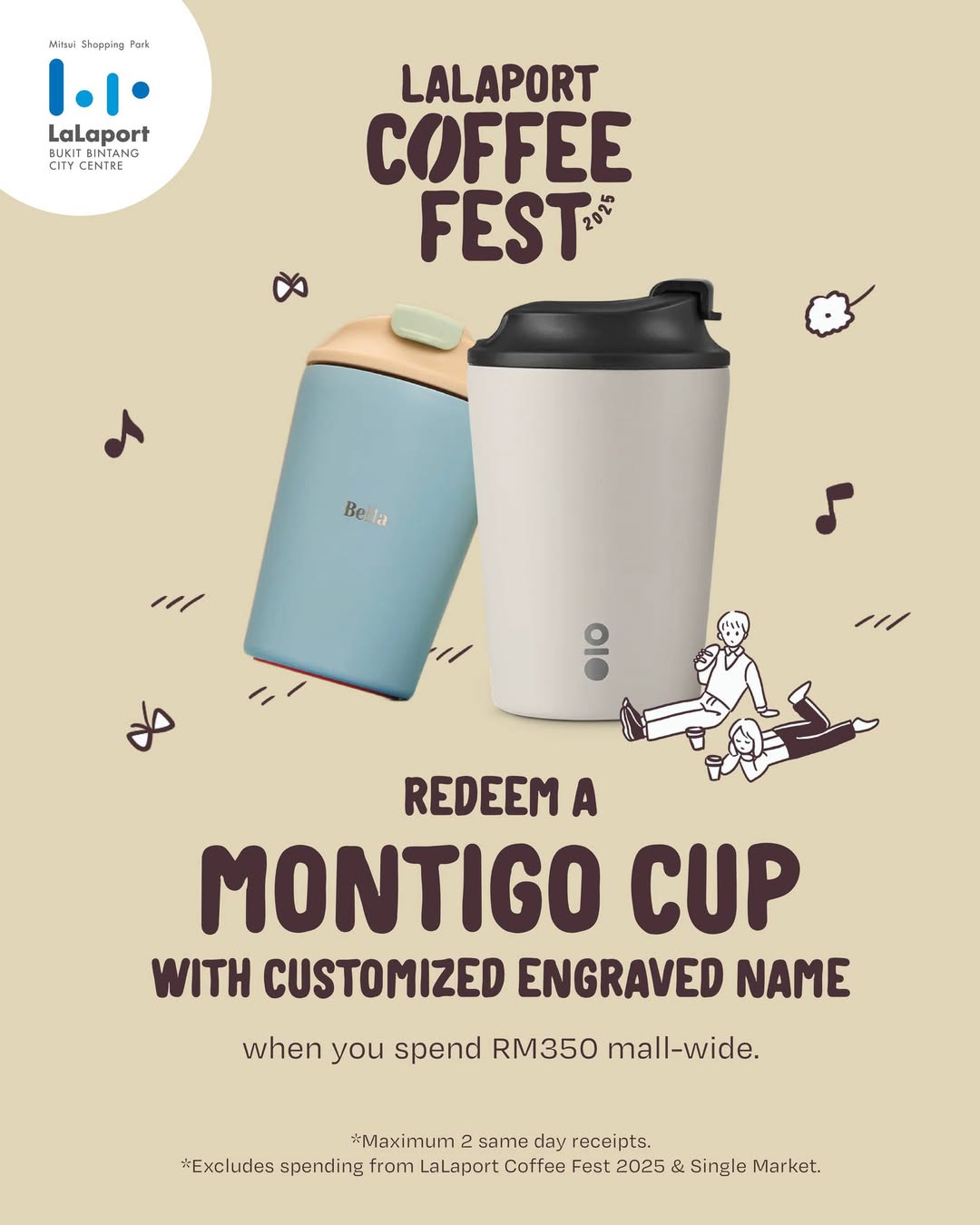 Exclusive Montigo Cup offer at LaLaport Coffee Fest 2025