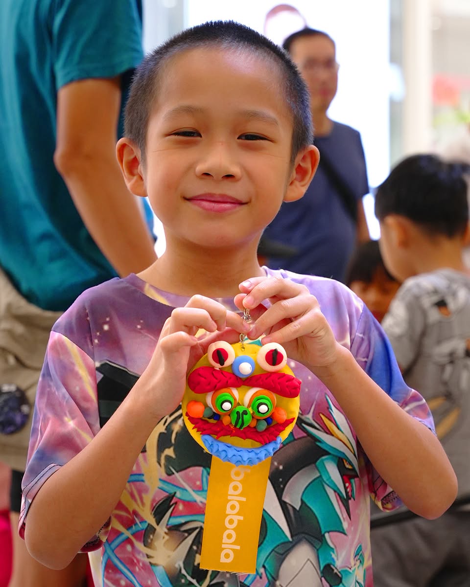 A young maker focusing on their project