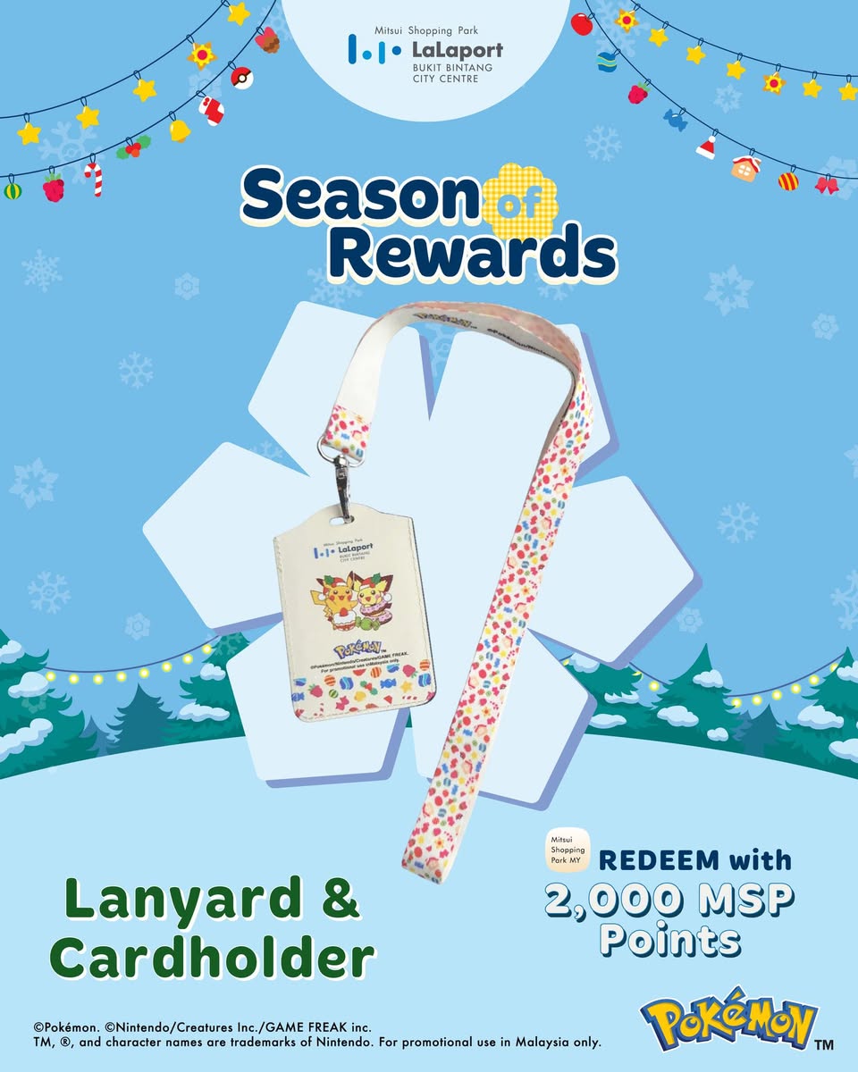 Variety of Pokémon-themed gifts for points redemption