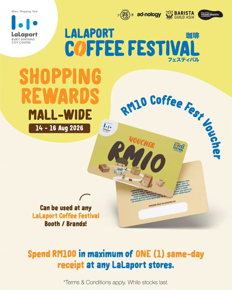 LaLaport Coffee Festival 2026 Espresso Yourself tote bag