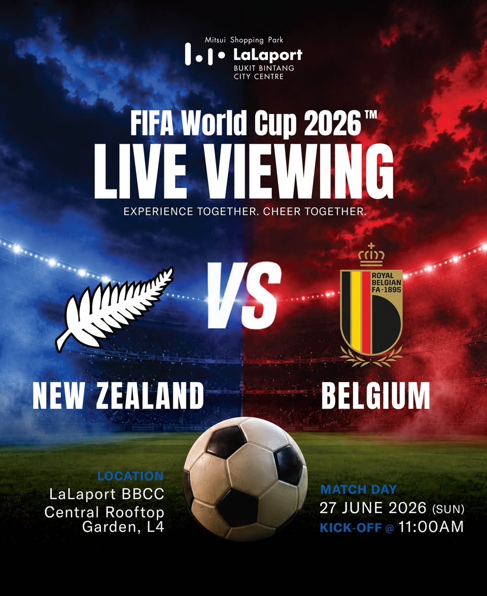 FIFA World Cup 2026 screening schedule at LaLaport BBCC
