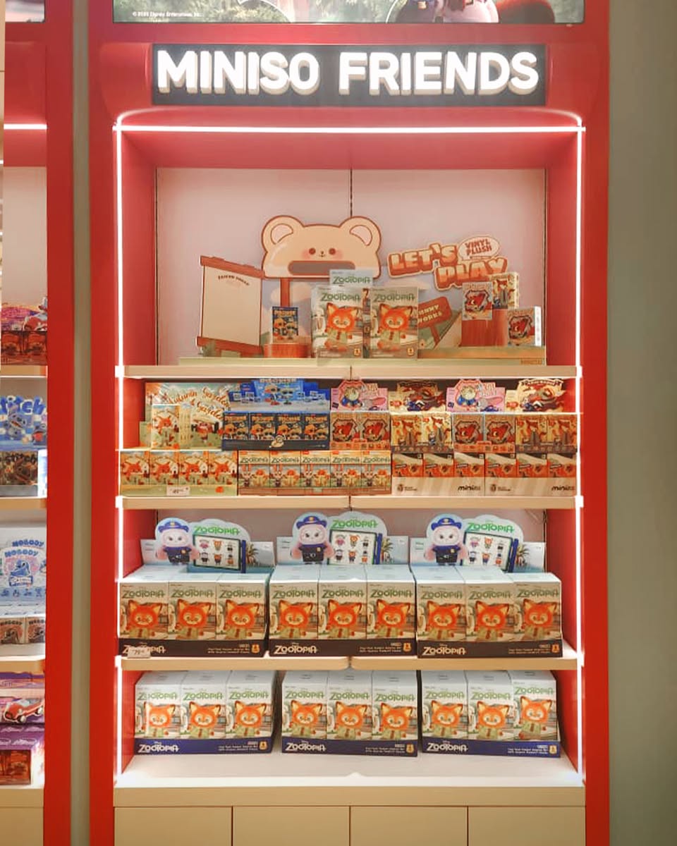 Viral merchandise and exclusive collections on display