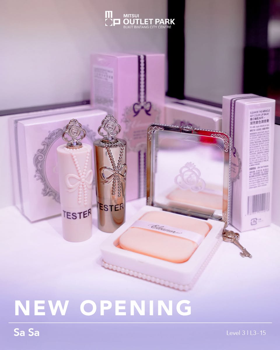 Exterior view of the new Sa Sa store at LaLaport BBCC.